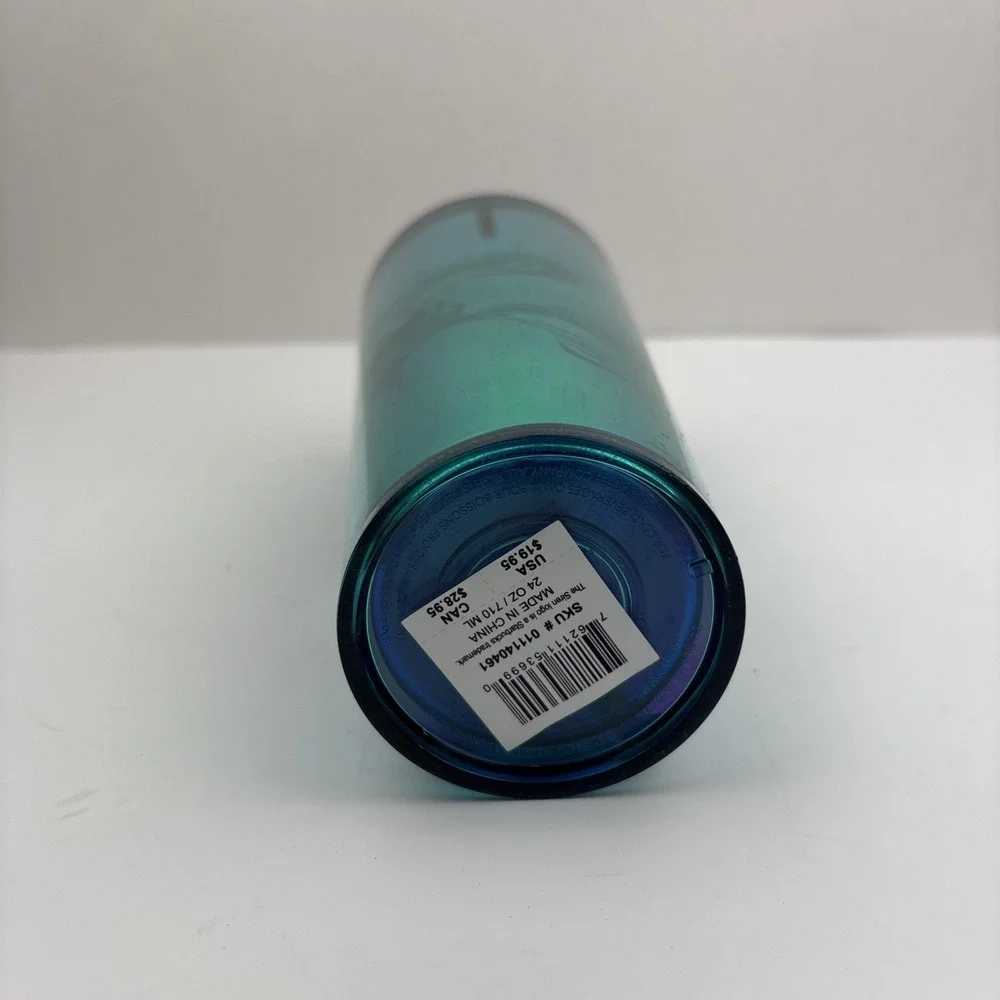 Starbucks 2023 Blue Holographic Glacier Dichronic‎ Siren Core Tumbler